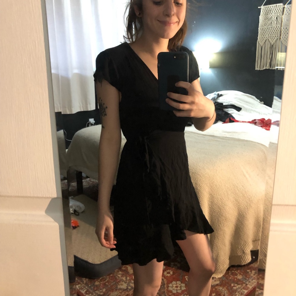 Mossimo Black Wrap Dress